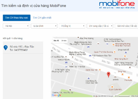 Tìm điểm giao dịch MobiFone dễ dàng Tìm điểm giao dịch MobiFone dễ dàng