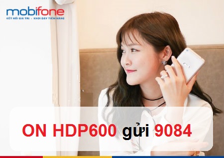 Gói cước HDP600 MobiFone