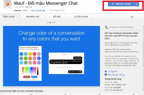 Cách đổi màu trò chuyện trong Messenger