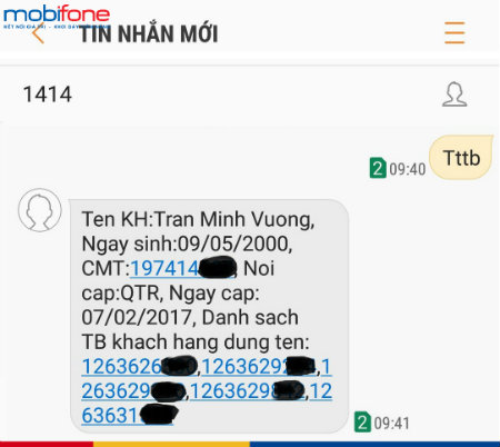kiem tra cmnd dang ky bao nhieu so mobifone bang tin nhan kiem tra cmnd dang ky bao nhieu so mobifone
