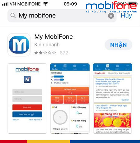 huong dan tai ung dung my mobifone tai ung dung my mobifone