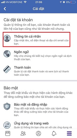meo thay doi so dien thoai va email su dung dang ky facebook sieu don gian