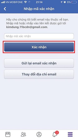 thay doi so dien thoai va email su dung dang ky facebook trong tich tac