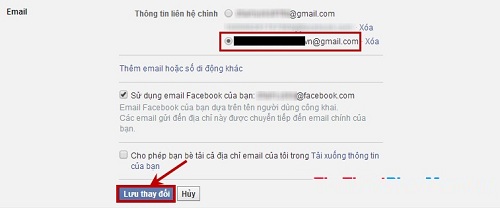 meo thay doi so dien thoai va email tren facebook