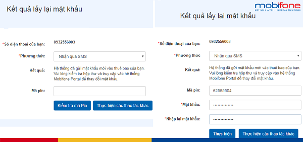 lam sao de lay lai mat khau my mobifone Lay lai mat khau my mobifone