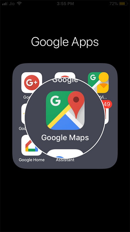 2 cach tang giam am luong chi duong cua Google Maps trên iPhone nhanh nhat 2 cach tang giam am luong chi duong cua Google Maps trên iPhone nhanh nhat
