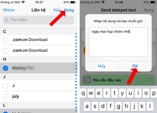 Bi quyet hen gio gui tin nhan tren iphone nhanh nhat Bi quyet hen gio gui tin nhan tren iphone nhanh nhat