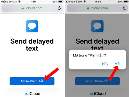 Cach hen gio gui tin nhan tren iphone Cach hen gio gui tin nhan tren iphone