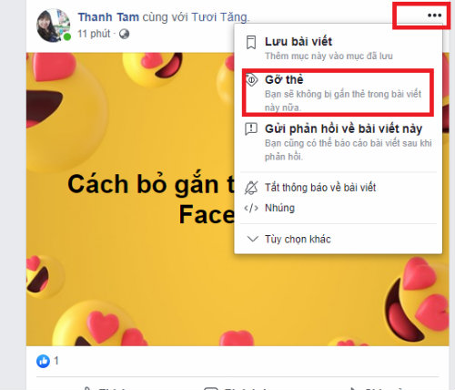 cach bo gan the ban be tren Facebook cach bo gan the ban be tren Facebook