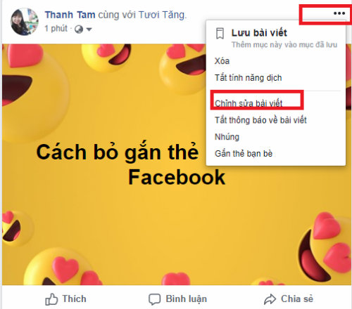 cach bo gan the ban be tren Facebook cach bo gan the ban be tren Facebook
