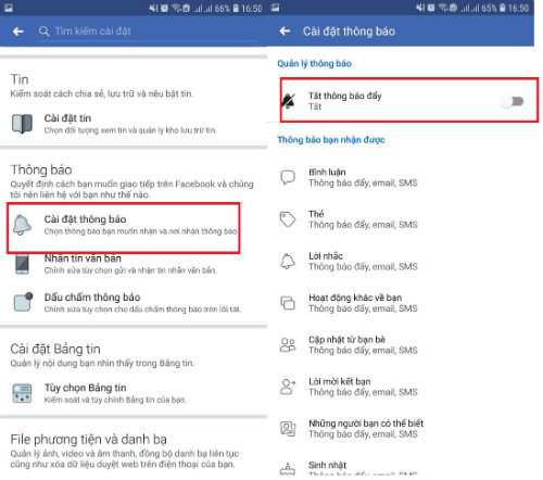 cach tat am Facebook va messenger cach tat am Facebook va messenger