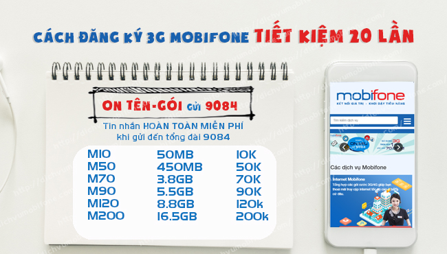 dang ky goi cuoc 3g mobifone
