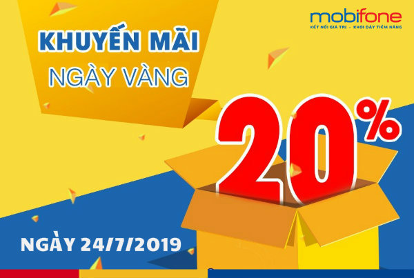 mobifone khuyen mai nap the khuyen mai mobifone ngay 24/7/2019