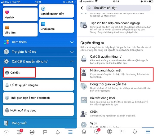 cai dat nhan dien khuon mat facebook cai dat nhan dien khuon mat facebook