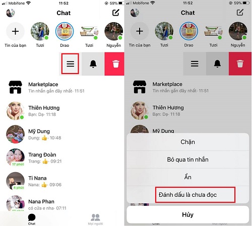 danh dau la chua doc tren messenger danh dau la chua doc tren messenger