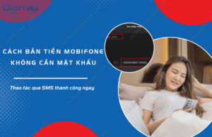 cach ban tien mobi khong can mat khau